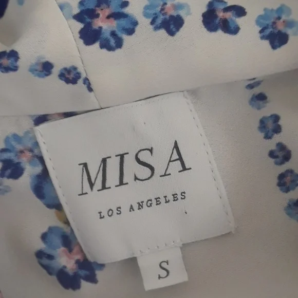 MISA LOS ANGELES..WRAP VICOSE BLOUSE.. - Picture 6 of 8